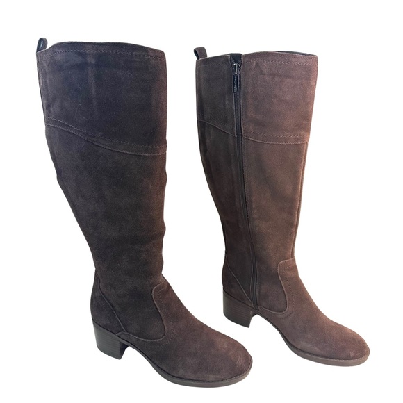 Easy Spirit Women’s Grazes Tall Boot Brown Suede Size: 7 - Picture 9 of 16
